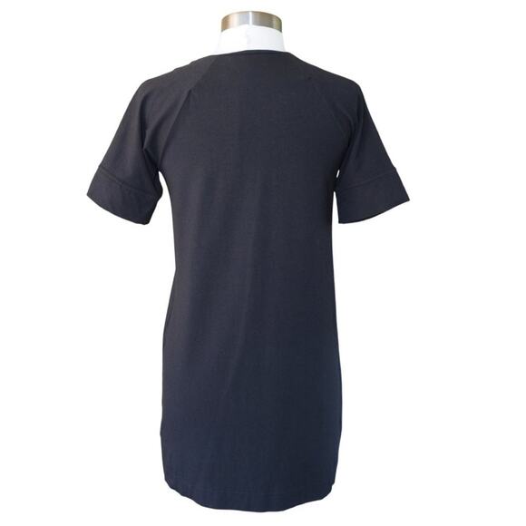 Theory Athrina K Ranmire Knit Shift Mini Dress Black - Picture 8 of 10